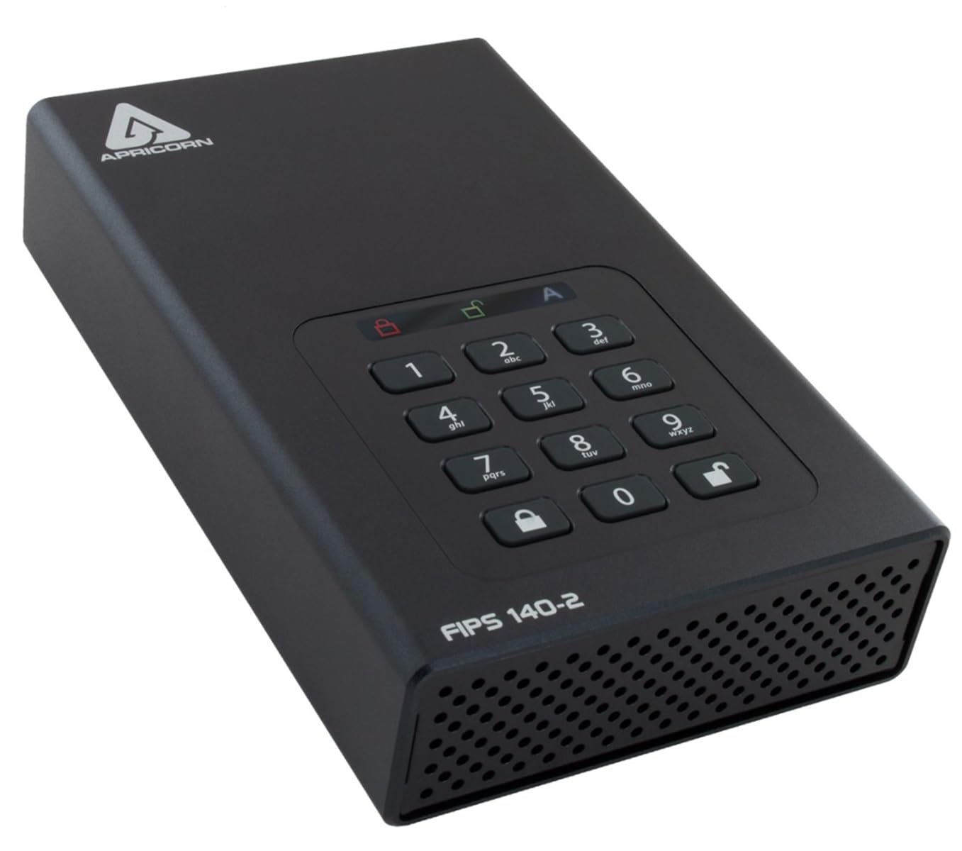 Apricorn 4TB Aegis Desktop Padlock FIPS 140-2 Validated 256-Bit Encrypted Hard Drive (ADT-3PL256F-4000)