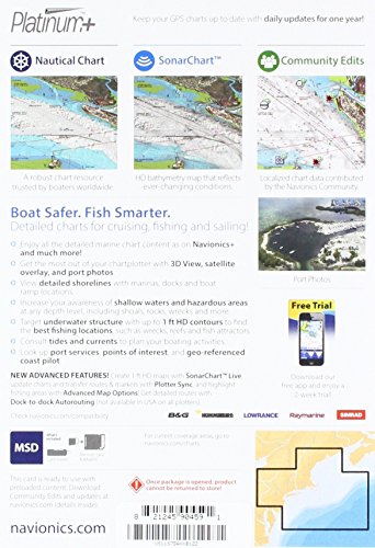 Navionics Platinum+ Sd 904 Us Ne & Canyons Nautical Chart On Sd/Micro Sd Card   Msd/904P+