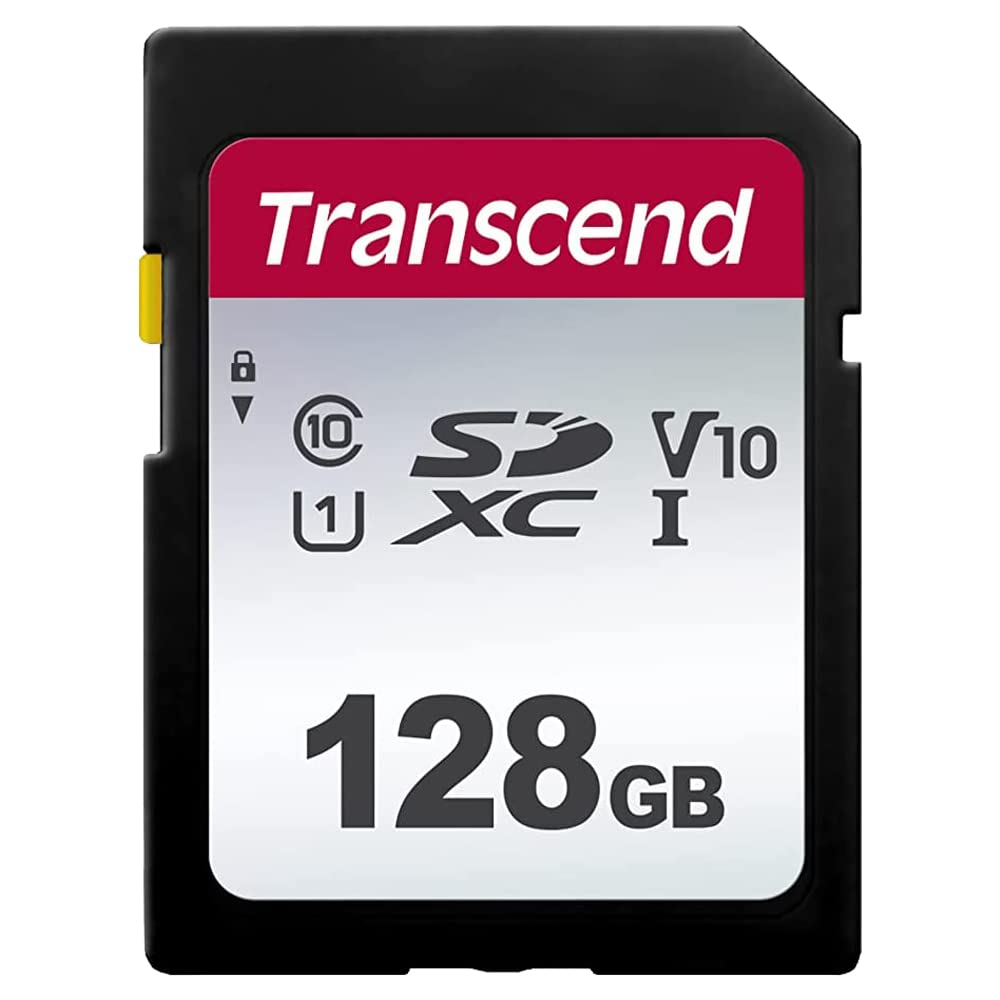 Transcend 128Gb Sdxc Class 10 Uhs 1 Flash Memory Card Up To 90Mb/S (Ts128Gsdxc10U1)