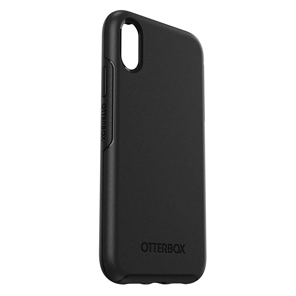 Otterbox Iphone Xr Symmetry Series Case   Black, Ultra Sleek, Wireless Charging Compatible, Raised Edges Protect Camera & Screen