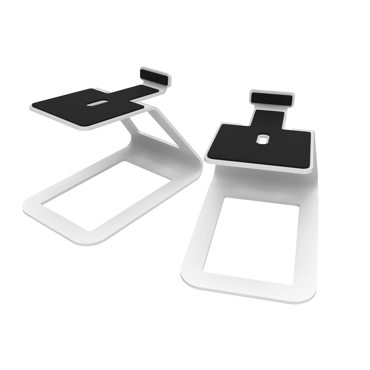 Kanto Se4W White Speaker Stand   Metal, 5.6 Inches, 9 Lbs Load Capacity, Universal Fit, Includes Mounting Screws   Ca Se4W