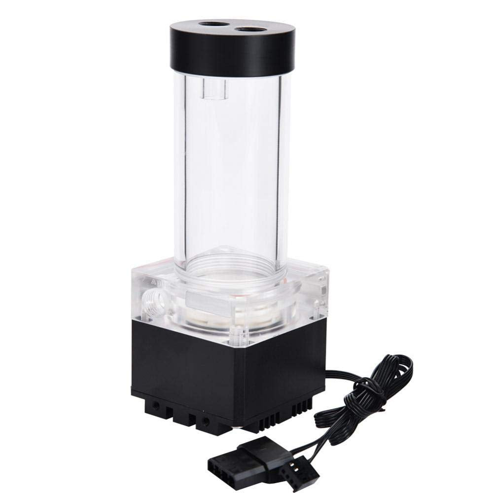 Pump/Reservoir Combo,800L/H Pc Water Cooling Integrated Mute,G 1/4'' Thread Port Pc Cpu Water Cooling System Heat Exchanger Tool