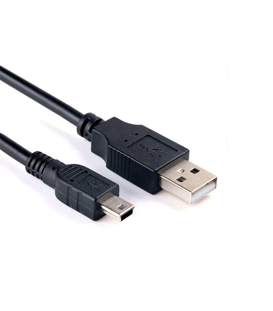 XIXIXIAXIA USB Data Sync Transfer Charger Cable for Zoom H1 H2n H4n H5 H6 Q8 Recorders, Copper Black 5Ft
