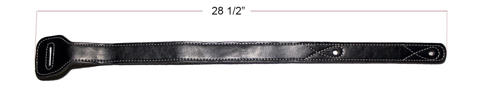 Walker & Williams Xl 72 Black Guitar Strap Extender Lengthens W&W Straps Up To 60''