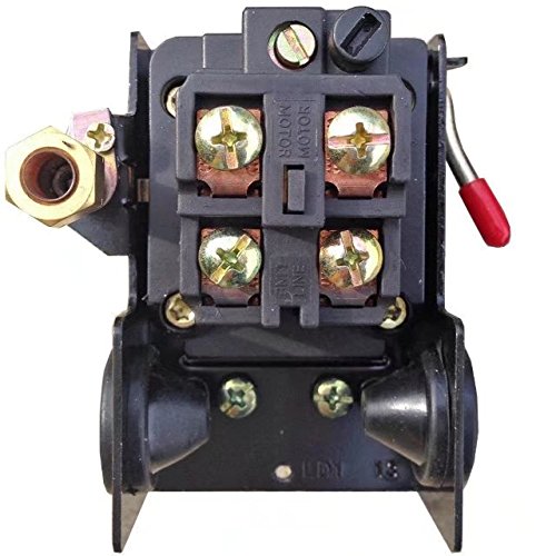 Air Compressor Pressure Switch Control 90 125 Psi Single Port Heavy Duty 26A Replaces