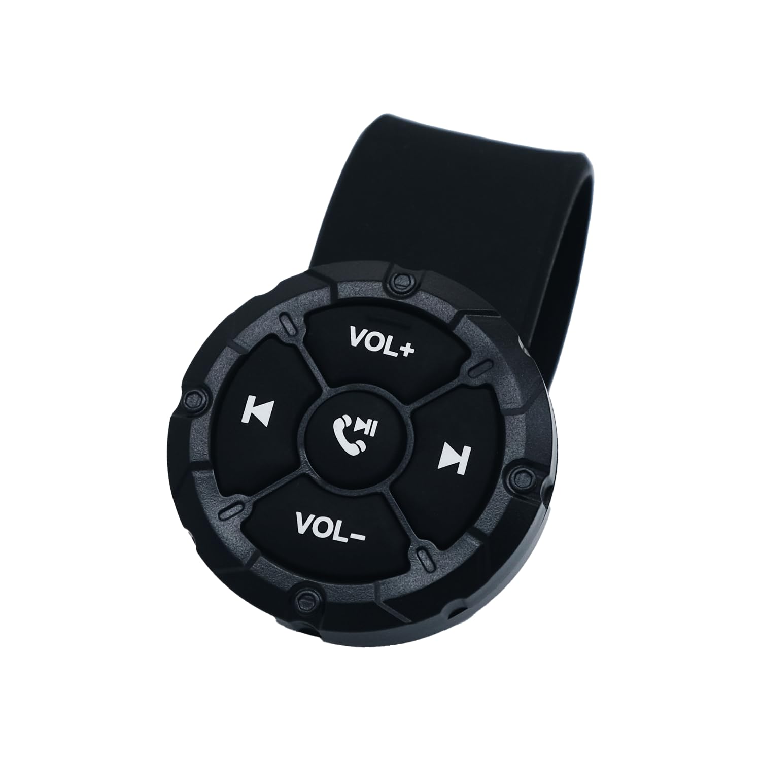 Jaesien Bluetooth Media Button Remote,Waterproof Wireless Music Controller for Car Bike Motorcycle,Steering Wheel Control Button