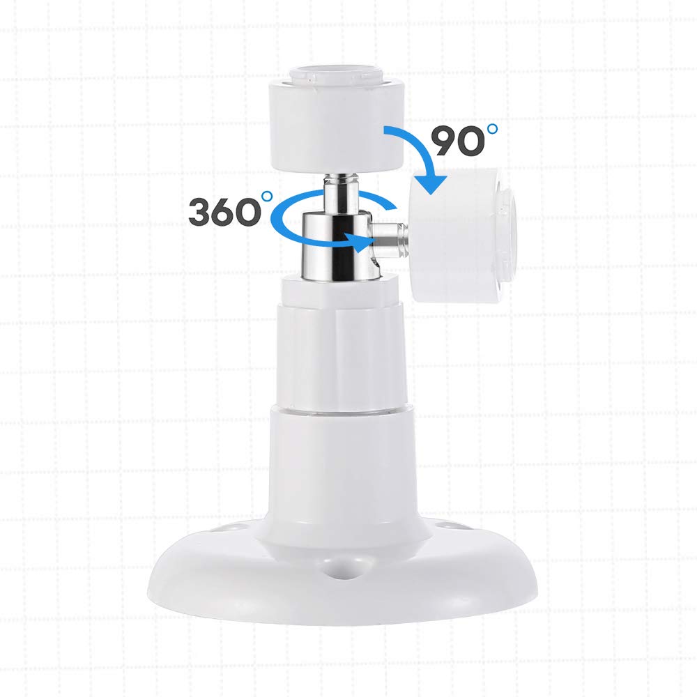 Blink Mini Camera Wall Mount Bracket, 360 Degree Adjustable Camera Mount Stand For Blink Mini Indoor Camera, Also Fit For Blink