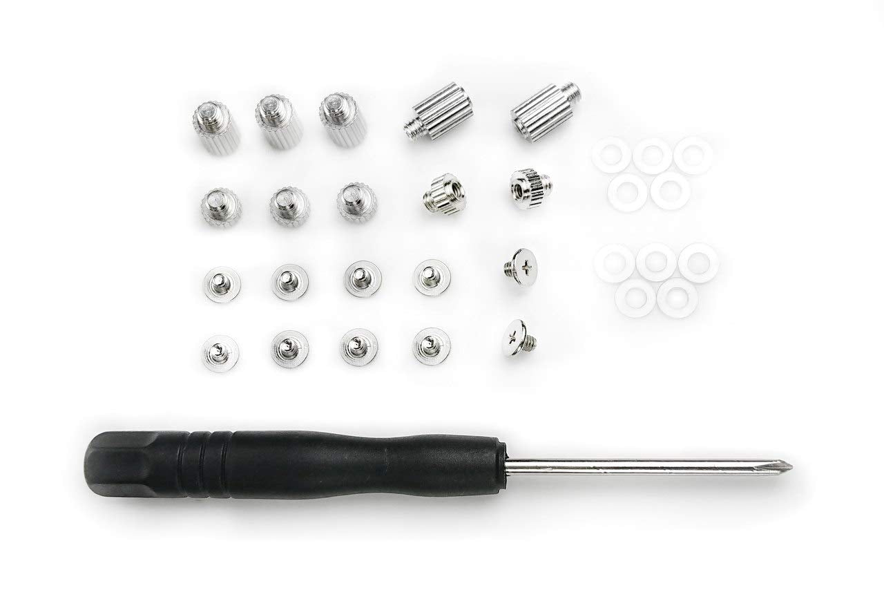 Micro Connectors M.2 SSD Mounting Screws Kit for Gigabyte & MSI Motherboards (L02M2GKIT)  Silver