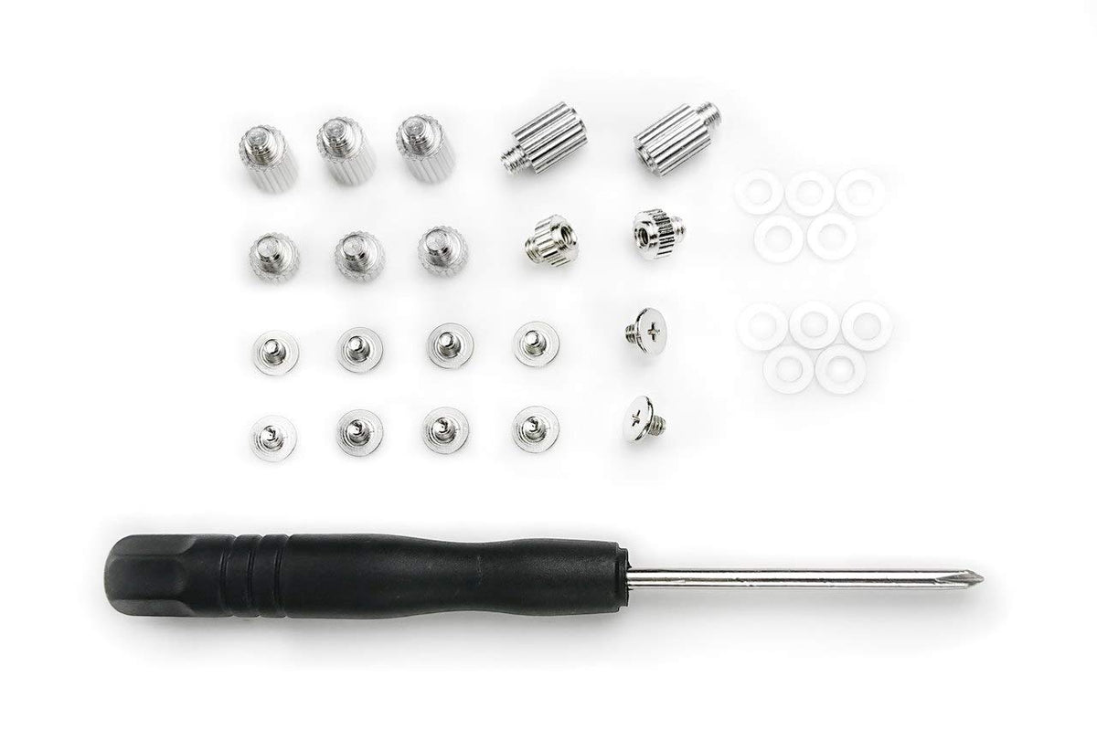 Micro Connectors M.2 SSD Mounting Screws Kit for Gigabyte & MSI Motherboards (L02-M2G-KIT) - Silver