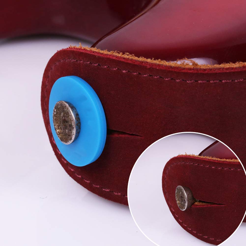 10 Pieces Guitar Strap Locks Rubber Guitar Strap Blocks Guitar Strap Button, Black