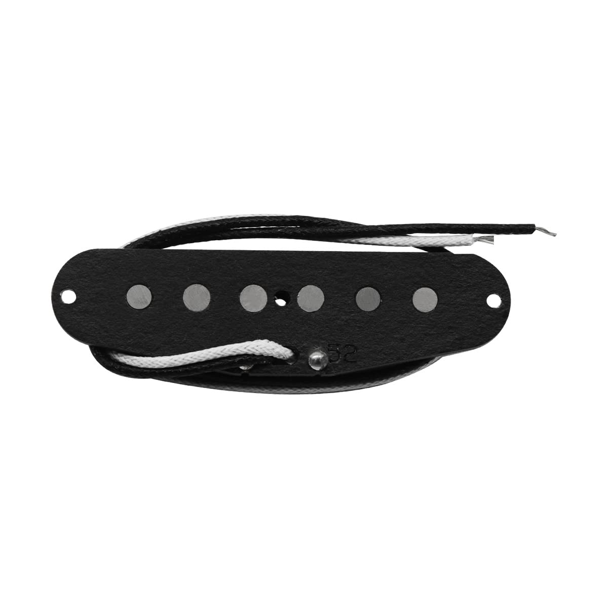 Fleor Single Coil Pickup Alnico 5 Guitar Neck/Middle/Bridge Pickups Set Staggered, Black