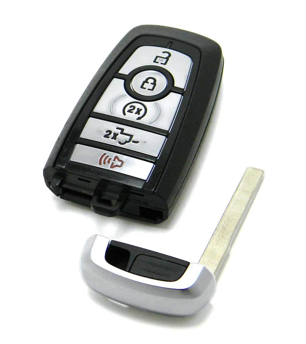 Oem 5 Button Smart Key Fob Remote Compatible With 2017 2020 Ford F Series Truck (Fcc Id: M3N A2C93142600, P/N: 164 R8166, Hc3T 1