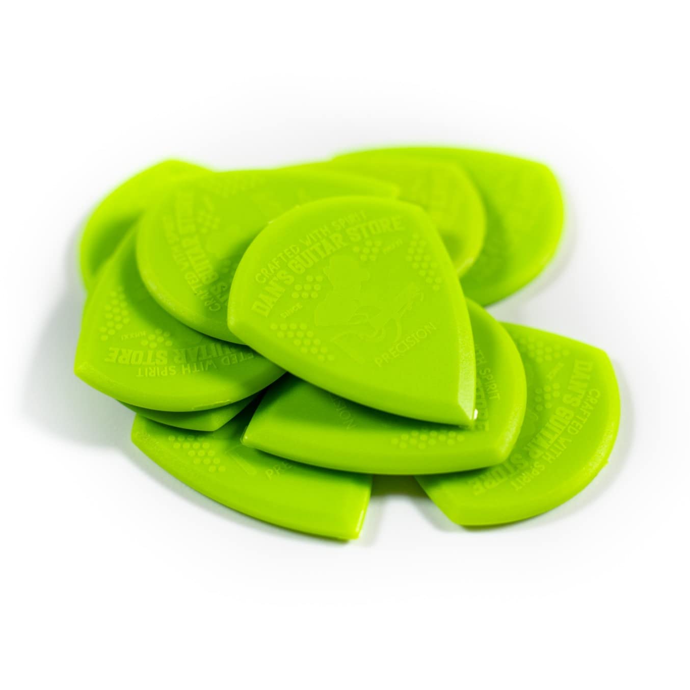 The Precision Pick Mini   10 Pack   Premium High Grip Extra Precision High Visibility Plectrums From Dans Guitar Store