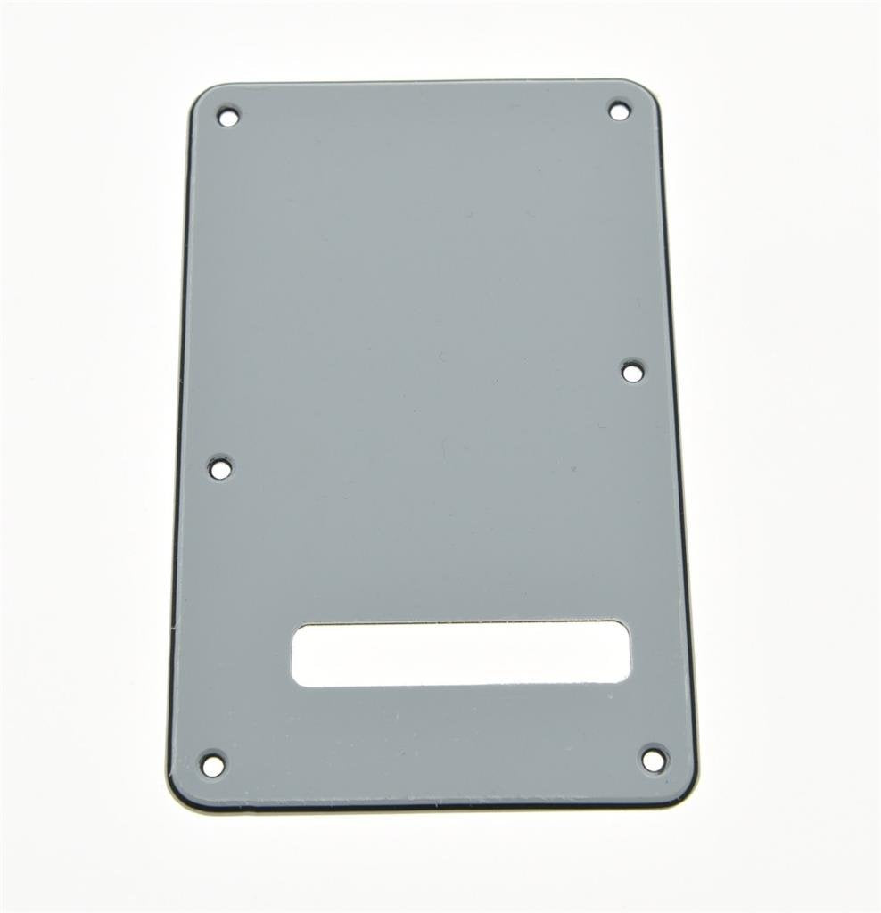 Kaish St/Strat Style Standard Guitar Back Plate St Tremolo Trem Cover For Usa Strat/Stratocaster White 3 Ply