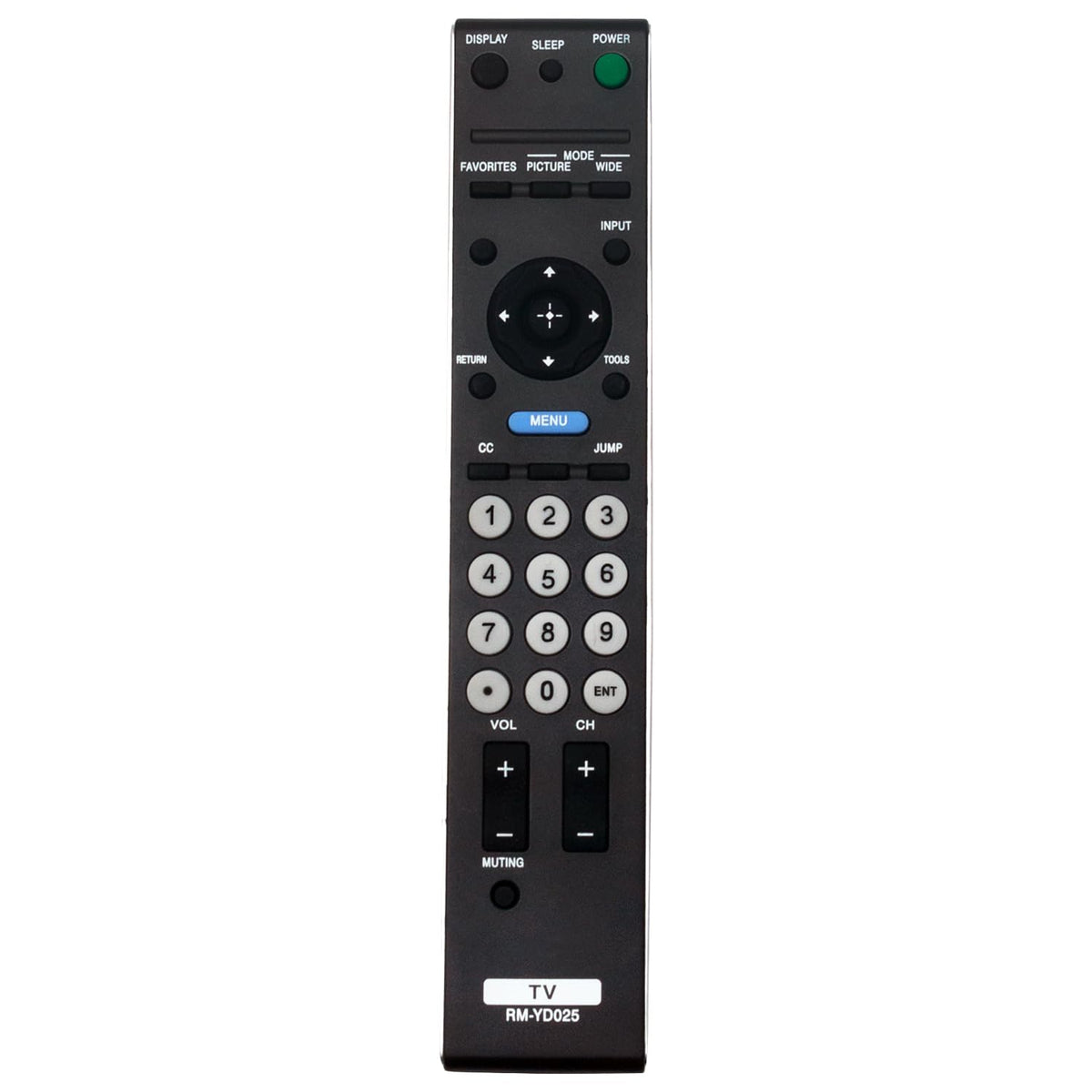 Replaced Remote fit for Sony TV RM-YD025 KDL-22L4000 KDL-52S4100 KDL-40S4100 KDL-46S4100 KDL-40S504 KDL-40S5100 KDL-46VE5 KDL-46VL150 KDL-52S5100 KDL-52V5100 KDL-52VE5 KDL-52VL150 KDL-55V5100
