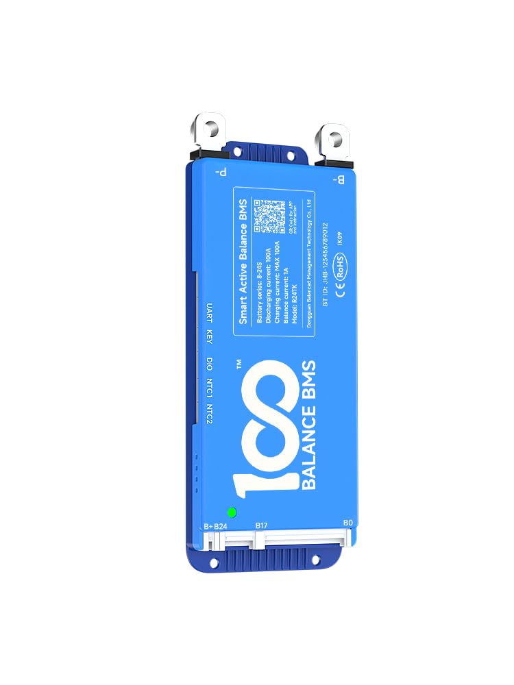 100Balance Bms 40A Active Balance 1A 8S 17S Build In Bluetooth Cell Balancing Smart Pcb Battery Protection Board For Li Ion/Lifp