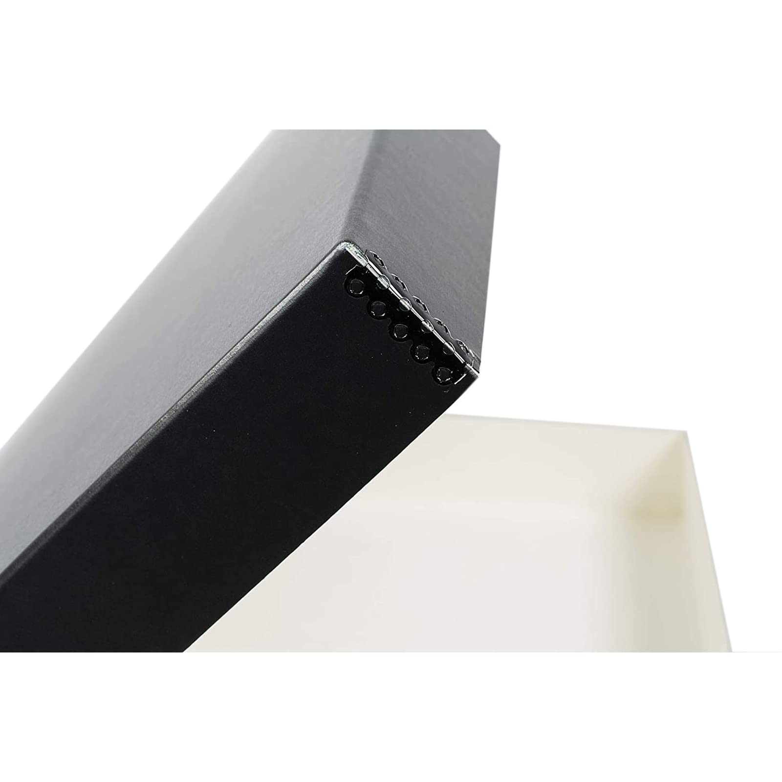 Lineco Folio Storage Box, Clamshell Design With Metal Edge. 11.5X17.5X1.75, Archival Boxboard, Preserve Photos, Prints, Cards, Magazines, Documents, Art, Ephemera, Family Records, Gray, Pack Of 2