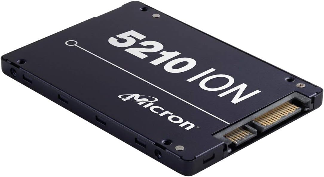 Micron 5200 5210 Ion 3.84 TB Solid State Drive - SATA 600-2.5 Drive - Read Intensive - 0.8 Dwpd - Internal - 540 MB/S Maximum Re