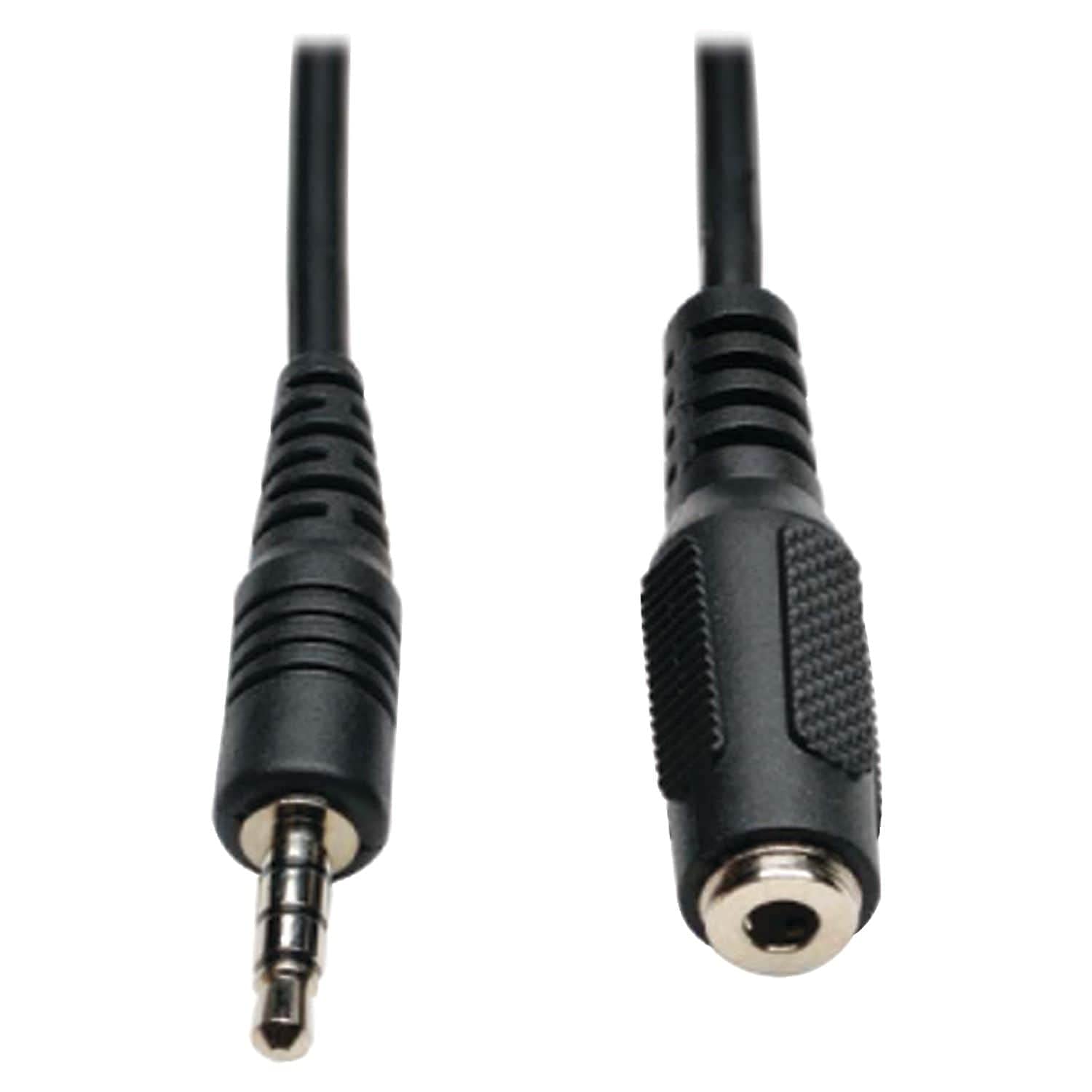 Tripp Lite P318 006 Mf 3.5Mm Mini Stereo Audio 4 Position Headset Extension Cable,Black