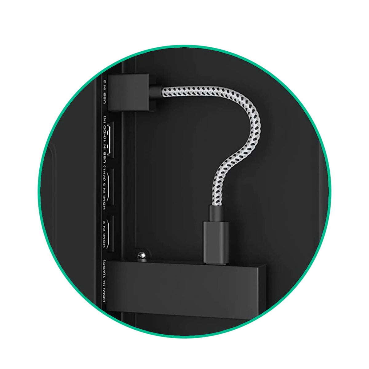 Podline Usb Power Cable For Fire Stick, Powers Streaming Tv Stick From Tv Usb Port Without The Clutter, Eliminates Ac Power Adap
