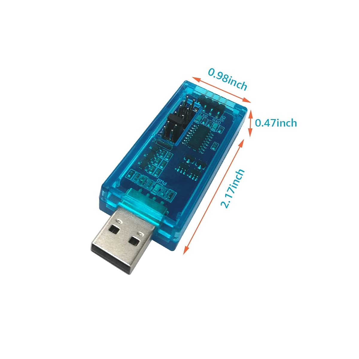 Dsd Tech Sh U07A Usb To Ttl Adatper With Ch340C Chip Support 5V 3.3V 2.5V 1.8V Logic Level