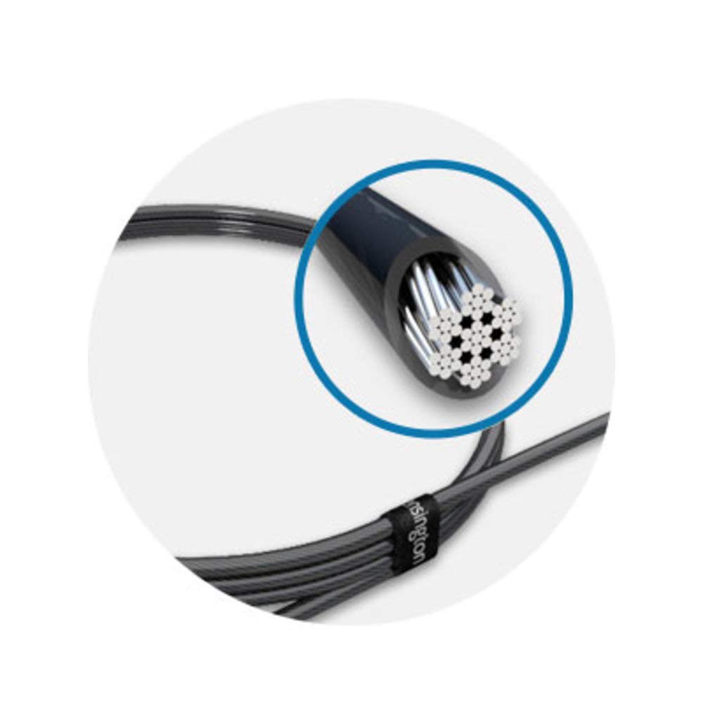 Kensington N17 Dell Laptop Lock - Keyed (K64440Ww), Black And Silver, 1.1X0.4X0.4