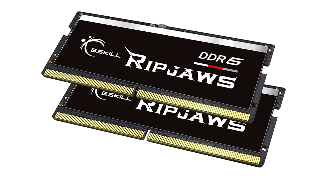 G.Skill Ripjaws Ddr5 So Dimm Series Ddr5 Ram 32Gb (2X16Gb) 4800Mt/S Cl38 38 38 76 1.10V Unbuffered Non Ecc Notebook/Laptop Memor