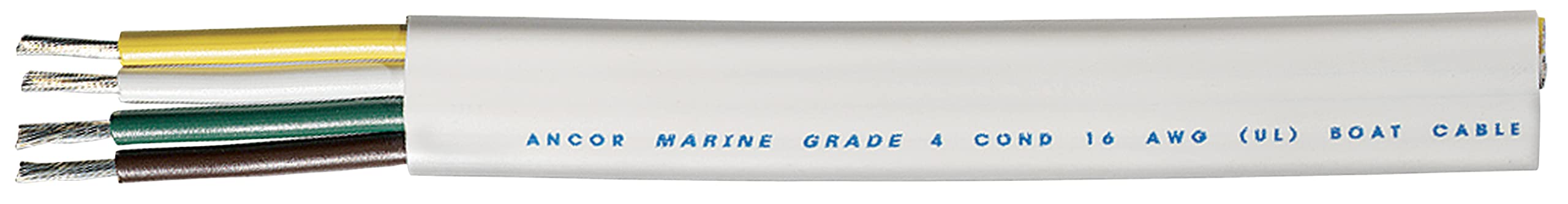 Ancor Double Crimp Ring Terminals, Nylon Insulated, Blue, Wire Range, 8 4 Mm Screw S