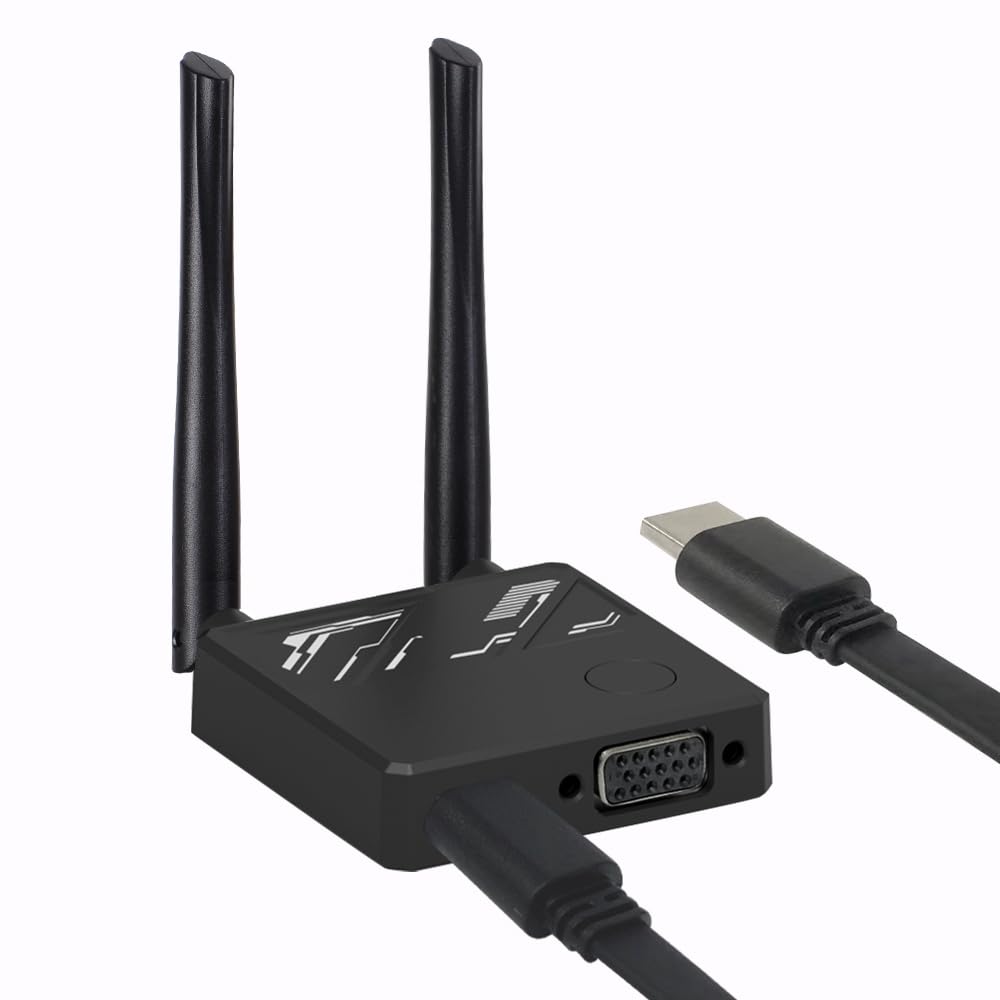 Wireless Hdmi Display Dongle Adapter, 4K Decoding 1080P Output, 2.4G/5G Hdmi Wireless Transmitter, Plug And Play, For Projecting