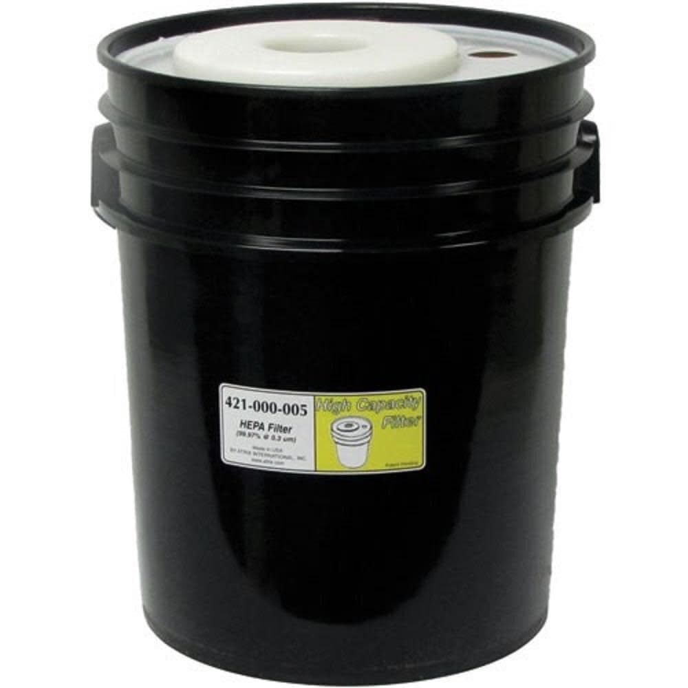 Atrix 421-000-005 Replacement HEPA Filter for Atrix 5-Gallon Bucket for High Capacity Vacuums