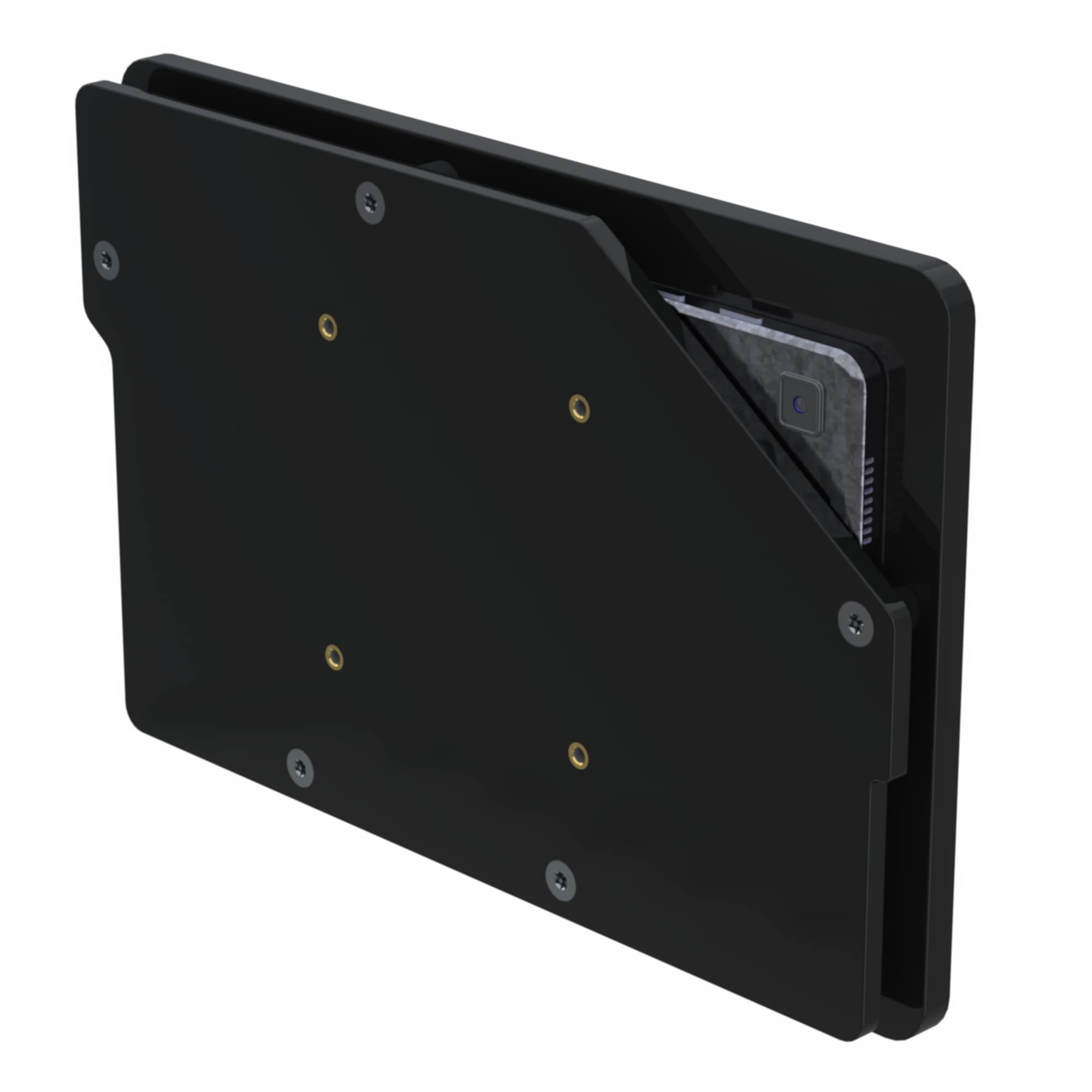 Tabcare Anti Theft Acrylic Vesa Enclosure For Galaxy Tab A7 Lite 8.7'' Sm T220 Tablet With Free Wall Mount Kit & 90 Degree Angle