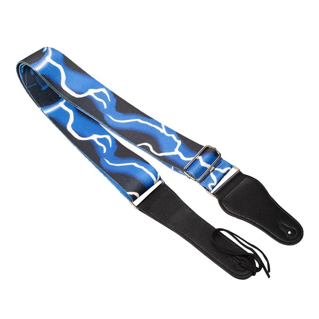 LICHTS 94cm153cm Adjustable Guitar Strap for Classic Acoustic Electric Guitar Bass