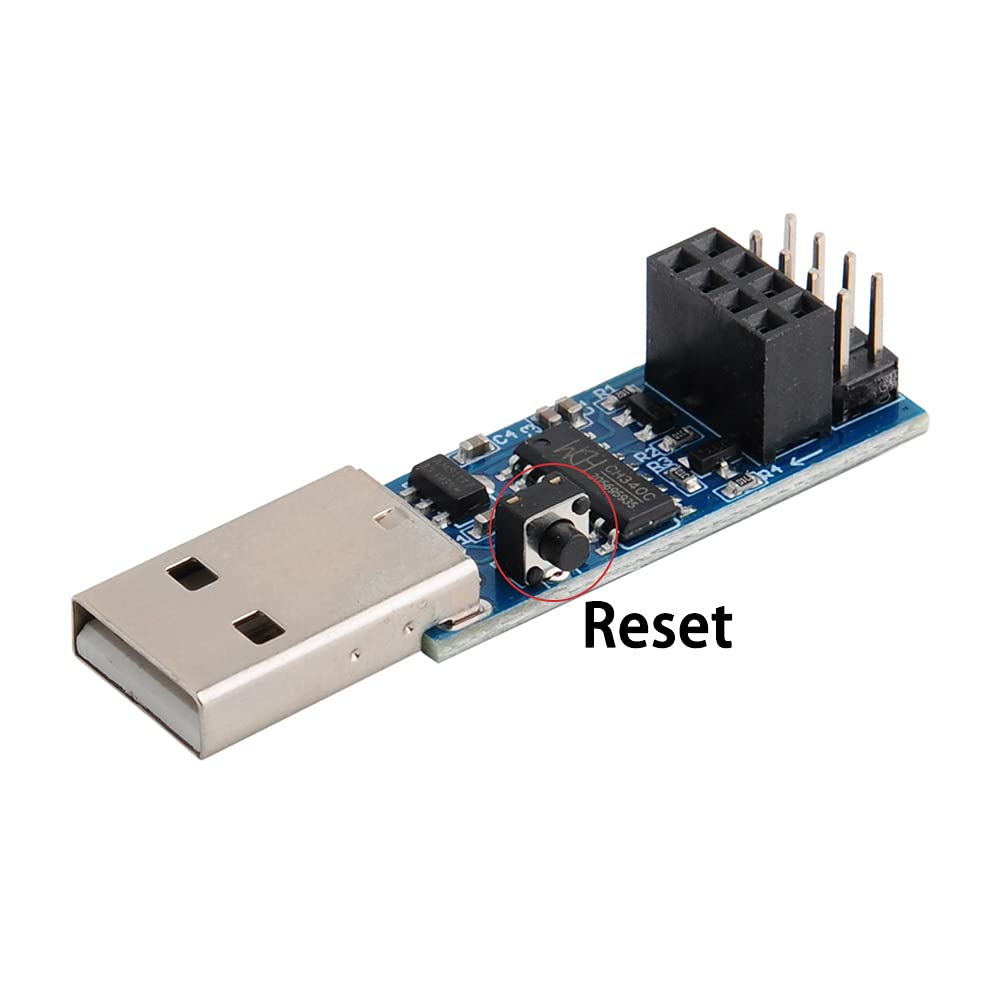 Wishiot Esp Prog V1.0 Usb To Esp8266 Ch340C Esp 01 Esp 01S 4Mb Module Prog Wifi Programmer Downloader With Reset Auto Download C
