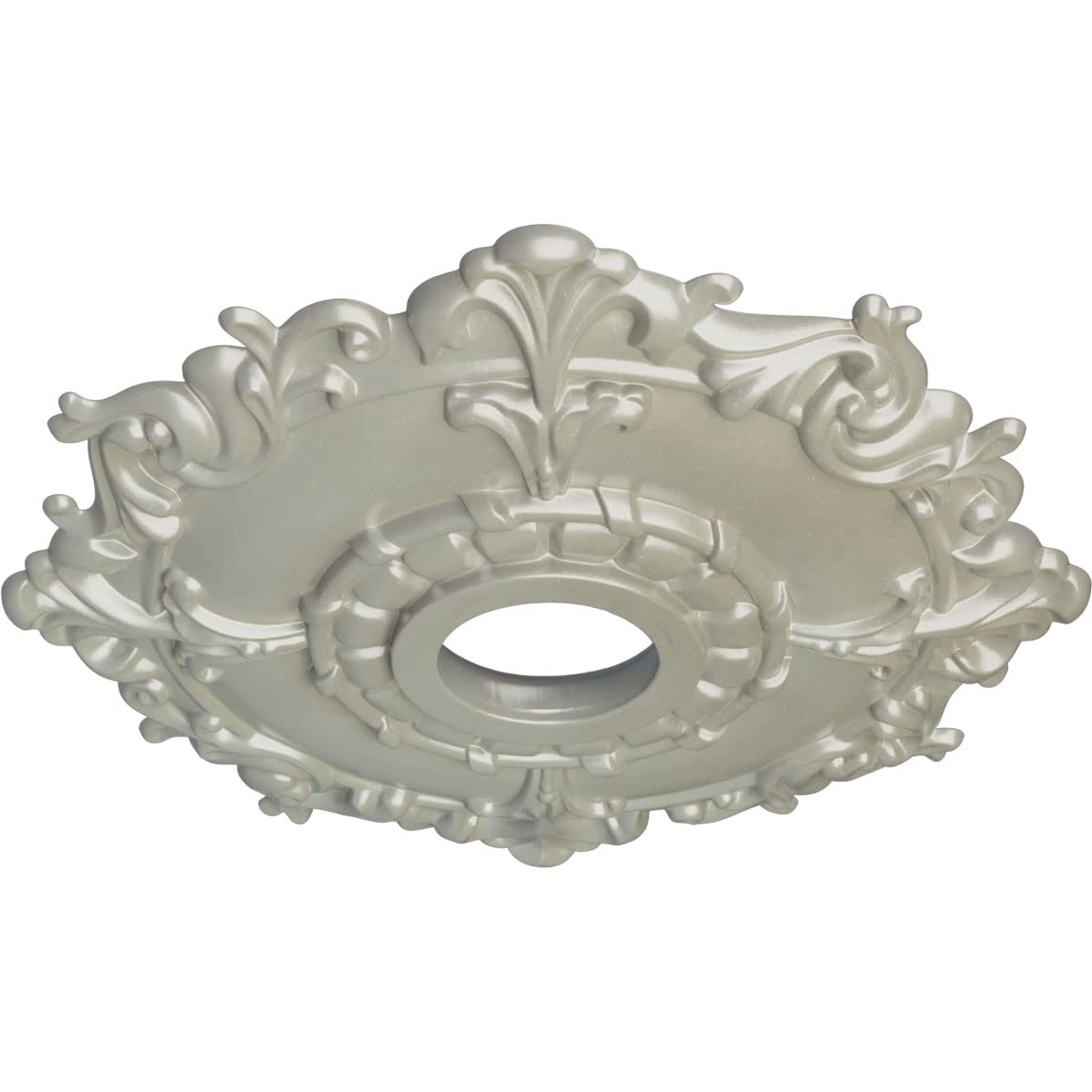 Ekena Millwork Cm18Rlfcs Riley Ceiling Medallion, 18''Od X 3 1/2''Id X 1 1/2''P, Flash Copper