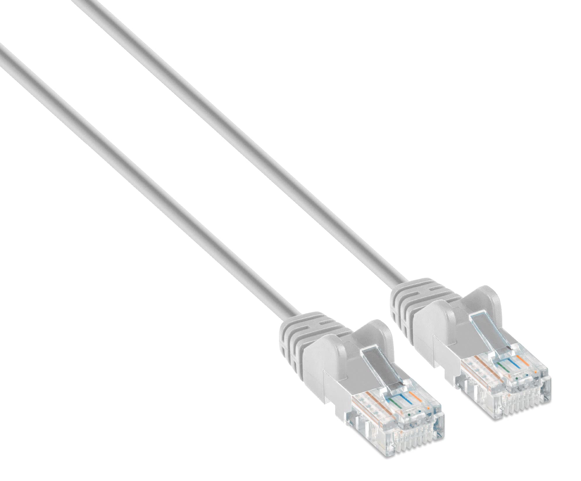 Cat6A U/Utp Slim Network Patch Cable, 3 Ft., Gray