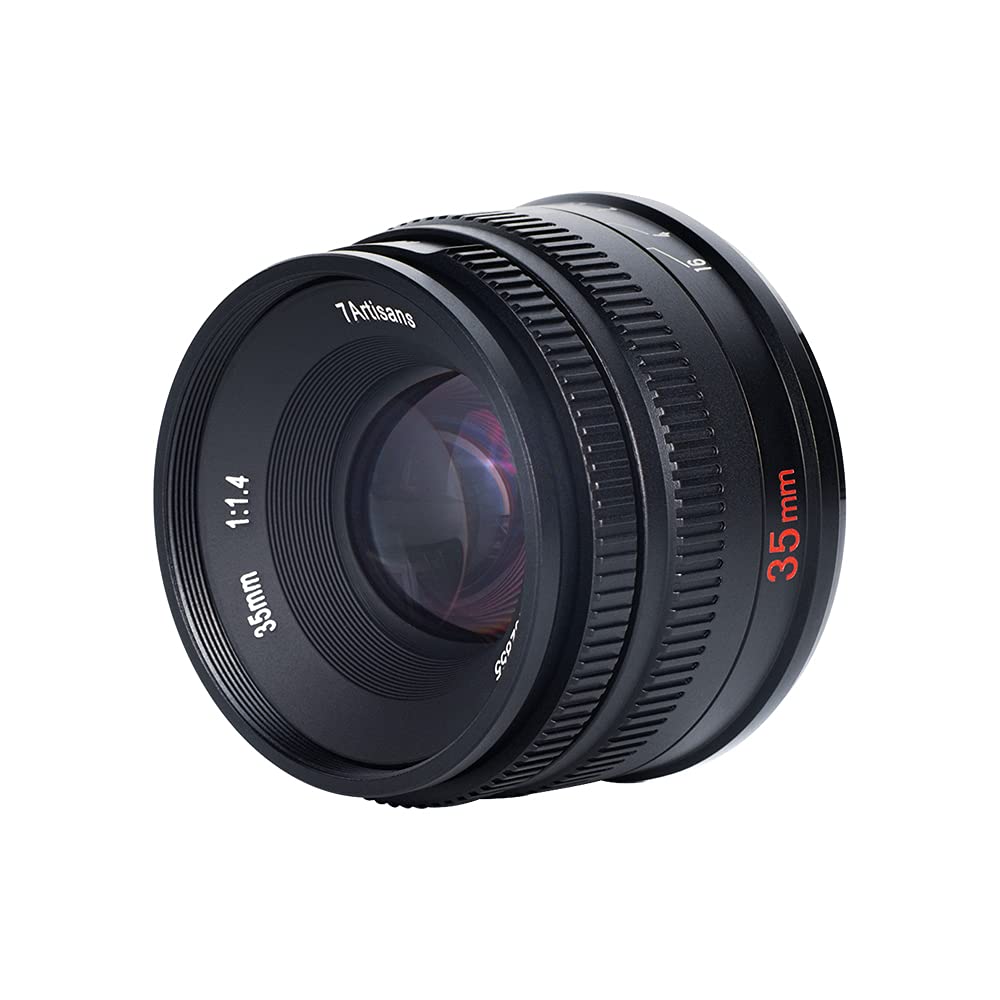 7Artisans 35Mm F1.4 Mark Ii Aps C Manual Focus Fixed Lens Large Aperture Compatible With Olympus And Panasonic Mft M4/3 Mount Ca