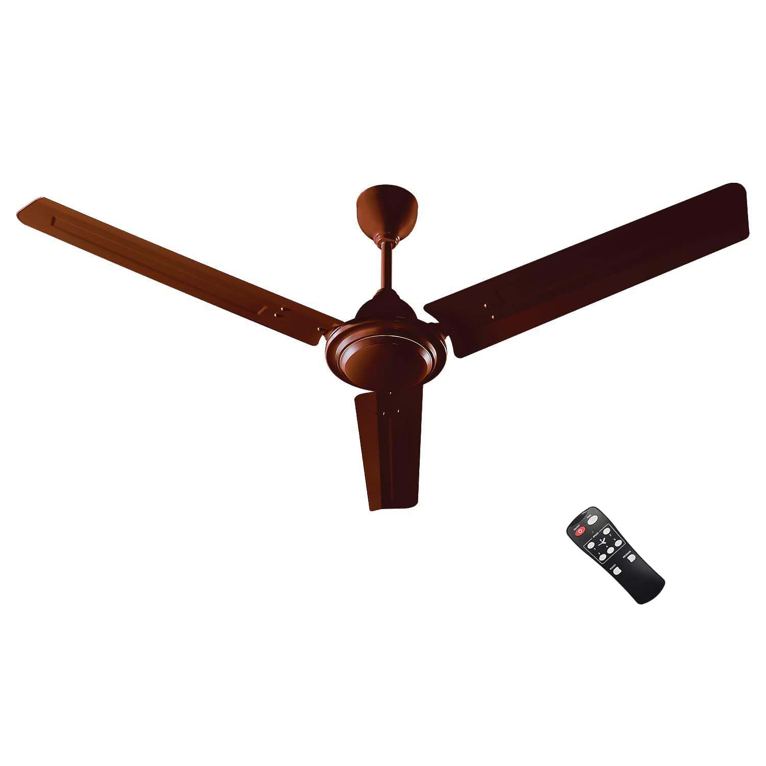 Luker Jvluker Usa Nano Xl 1200Mm Bldc Ceiling Fans With Remote, Bee 5 Star Rated Energy Efficient Ceiling Fan For Living Room, H