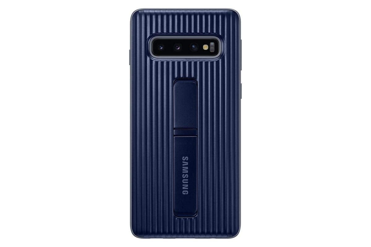 Samsung Original Galaxy S10 Protective Slim Textured Standing Cover/Case - Blue