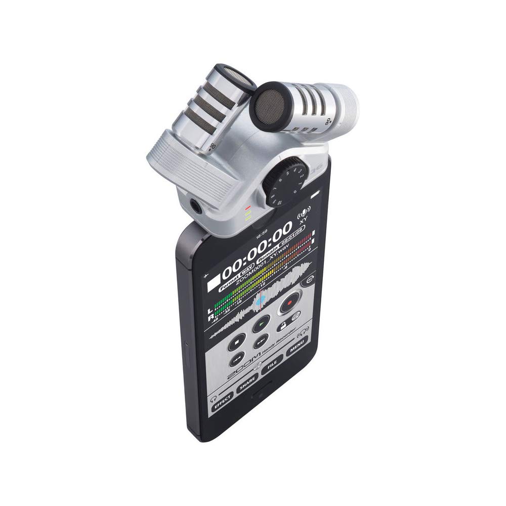 Zoom Iq6 Stereo X/Y Microphone For Iphone/Ipad For Recording Audio For Music, Interviews, And More