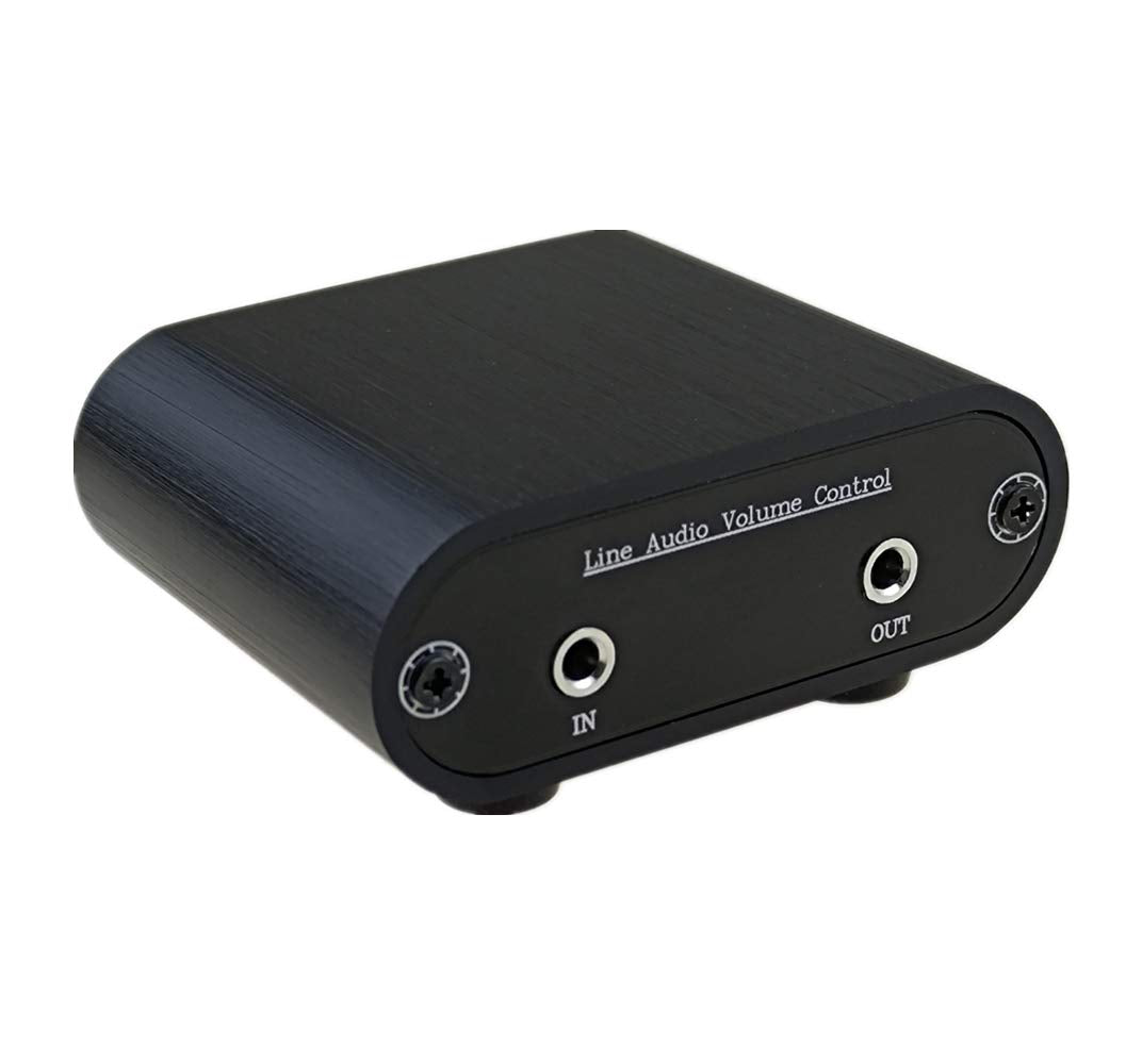 Ux Volume Control 3.5 Mm Audio Volume Controller, Line Volume Control Box, 1/8'' Aux Min ...