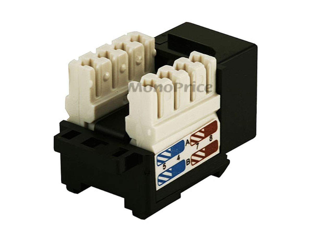 Monoprice Cat6?Punch Down Keystone Jack   Black