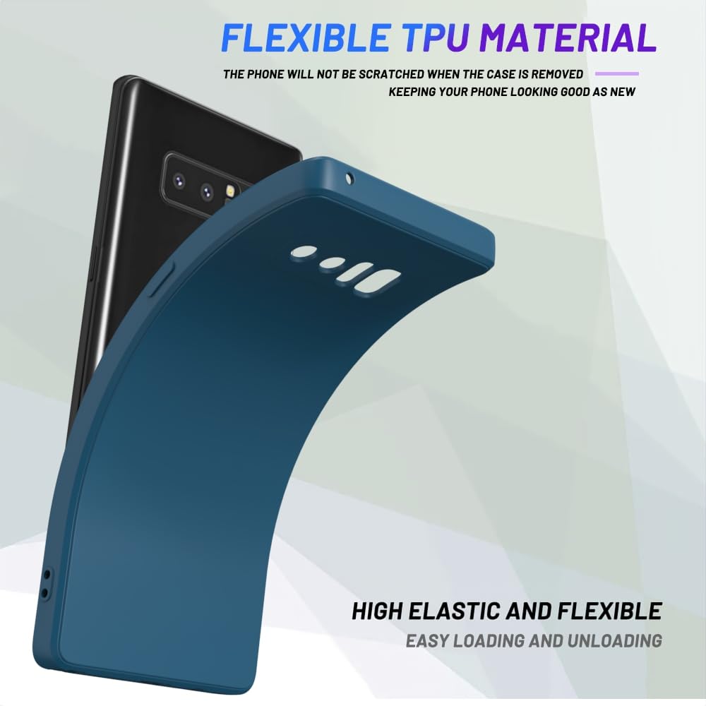 Wogroo For Samsung Galaxy Note 8 Case Dark Blue, Scratch Resistant With Soft Touch, Slim Thin Phone Cover For Samsung Galaxy Not