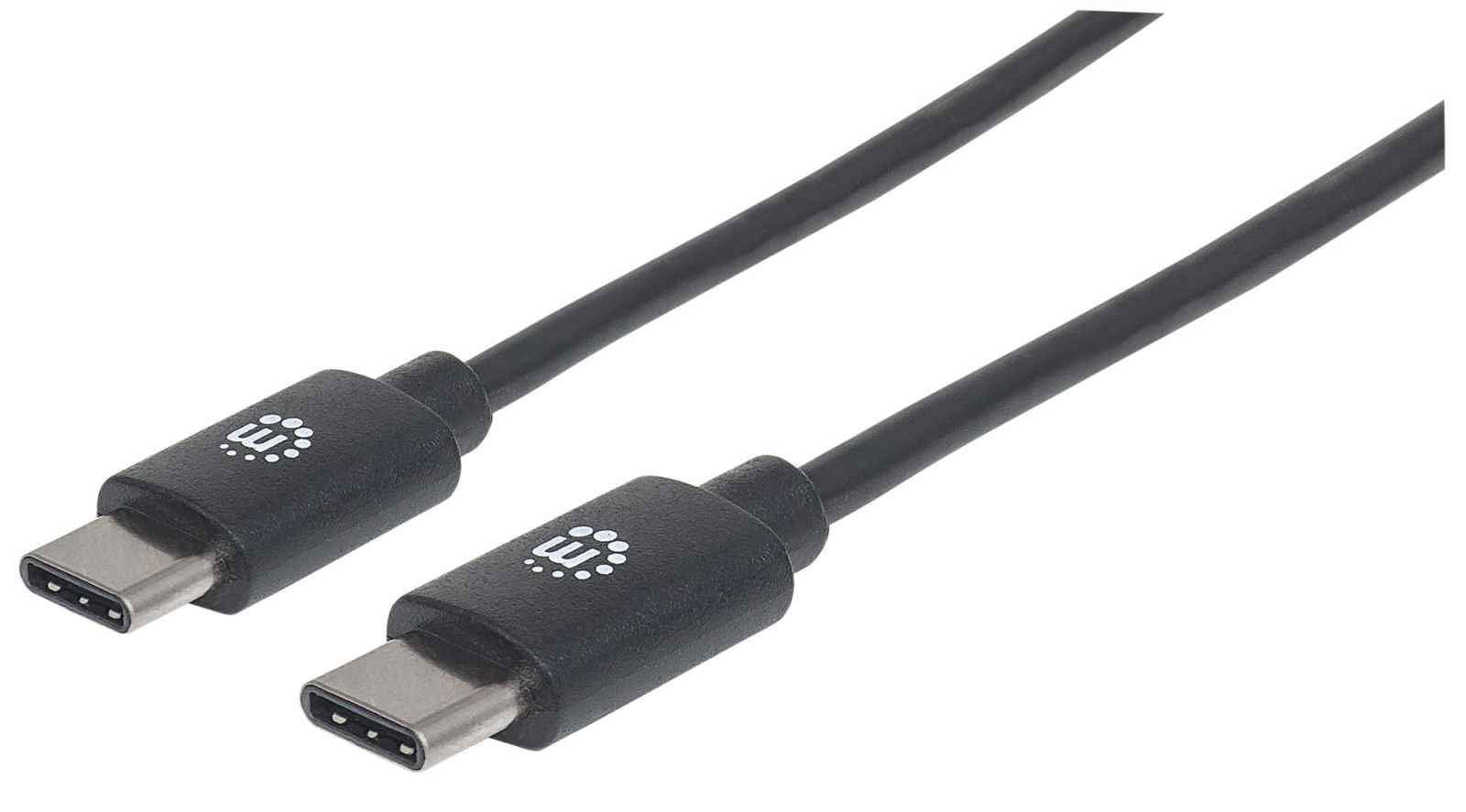 Manhattan USB C Type Cable Charger - 1.8 ft Fast Charging Cord for Android Phone Charger - Compatible with Samsung Galaxy S9 S10