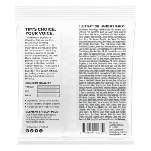 Ernie Ball Tim Henson Signature Classical Guitar Strings - Medium Tension