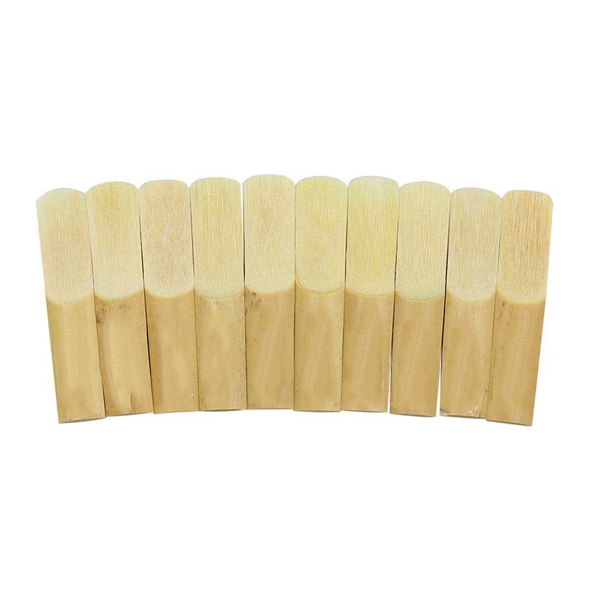 Vbestlife 10Pcs Be Sax, Bamboo Reeds Strength 2.5 For Be Sax Saxophone Replacement Accessory