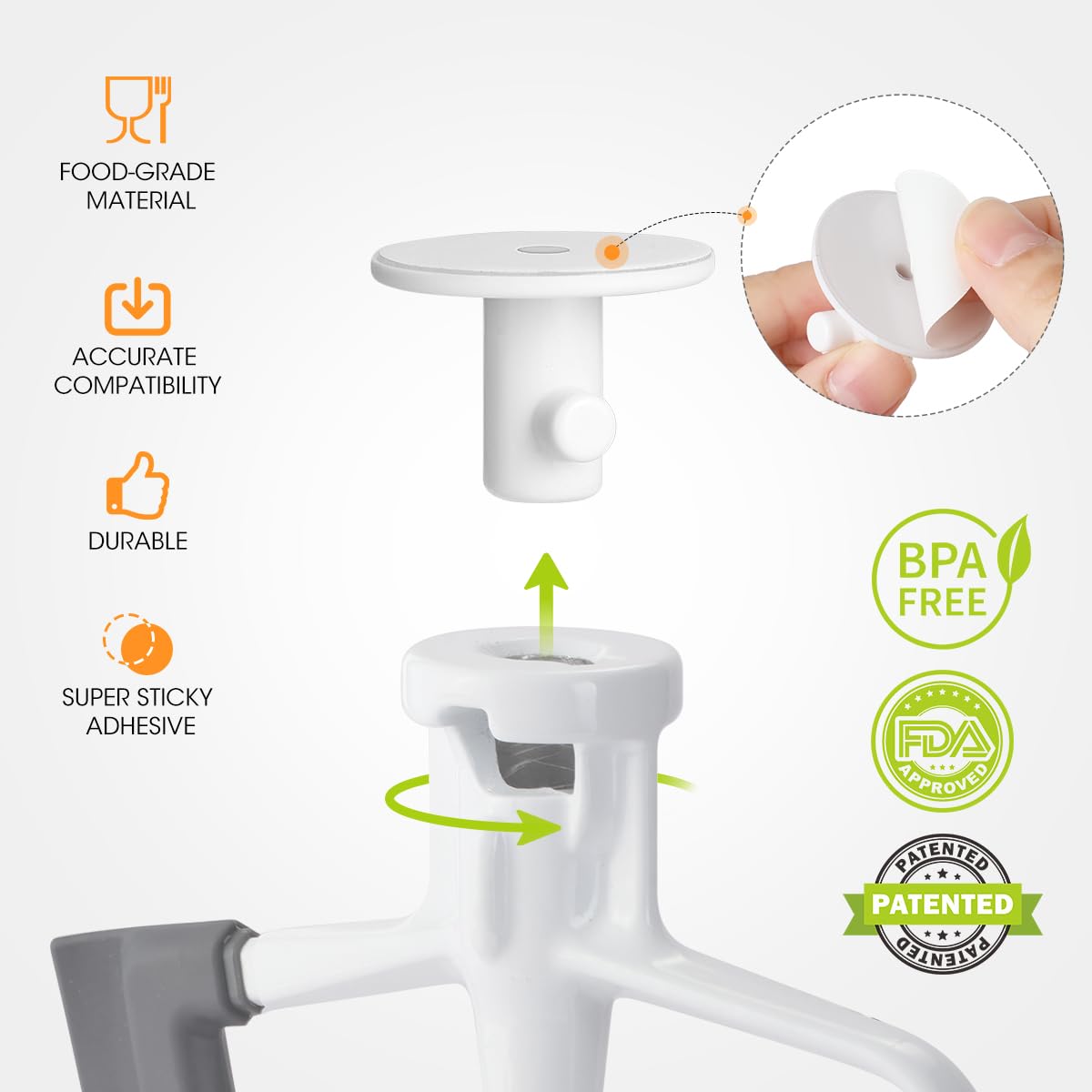 Aieve Stand Mixer Attachment Holders Compatible With Kitchenaid Mixer Accessories(4 Pack)