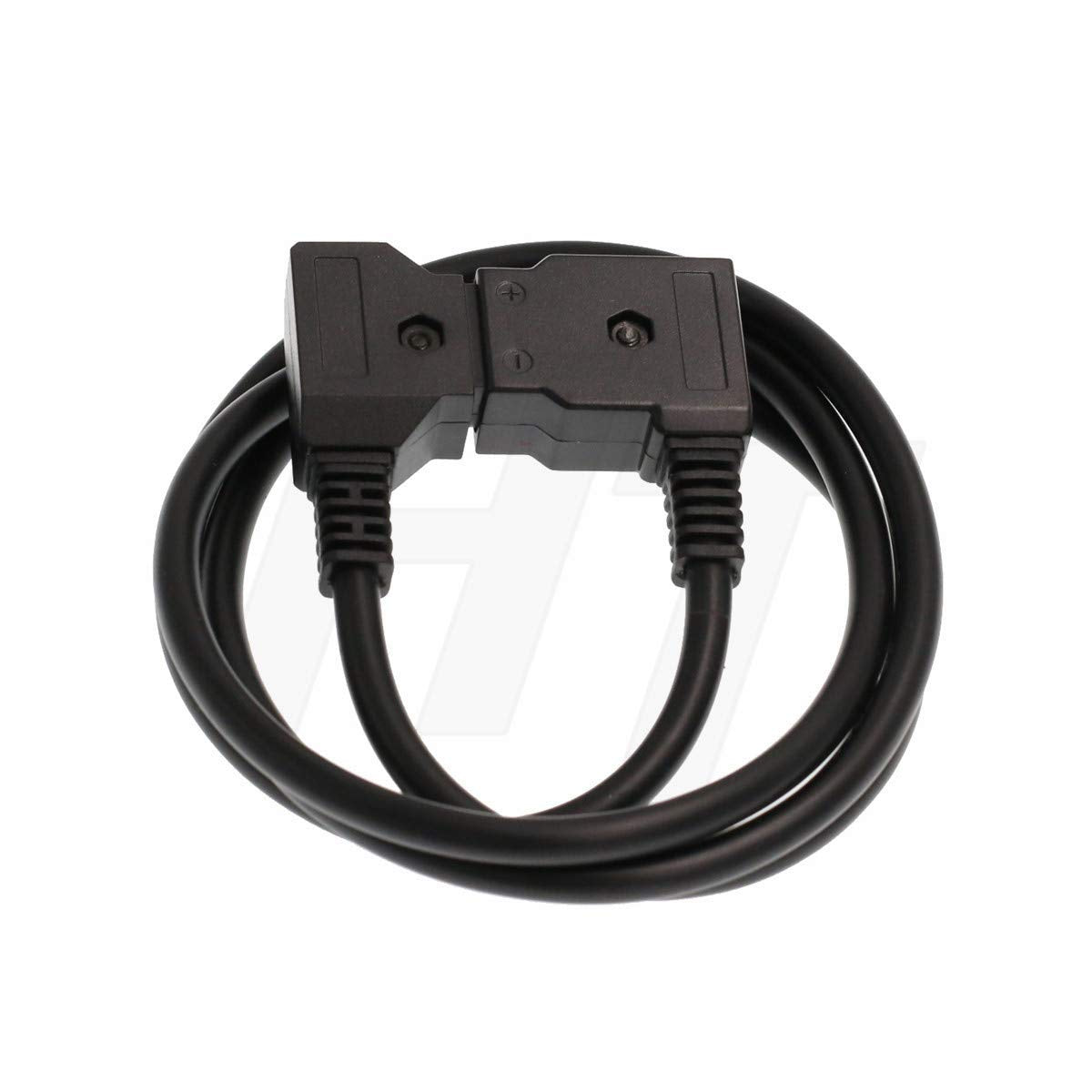 Hangton D-Tap P-Tap Male To Female Power Extension Cable For Anton-Bauer Idx V-Mount Gold Mount Battery (1M)