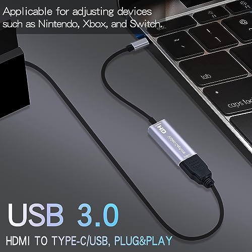 4K Hdmi Capture Card, Cam Link Video Capture Card Hdmi To 1080P Type C For Windows Mac Os System For Streaming Gaming Meeting Wi