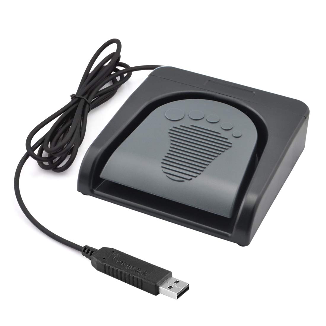 iKKEGOL Upgraded USB Single Foot Pedal Switch Control One Key Footswitch Program Customized Computer Keyboard Mouse Game Action 