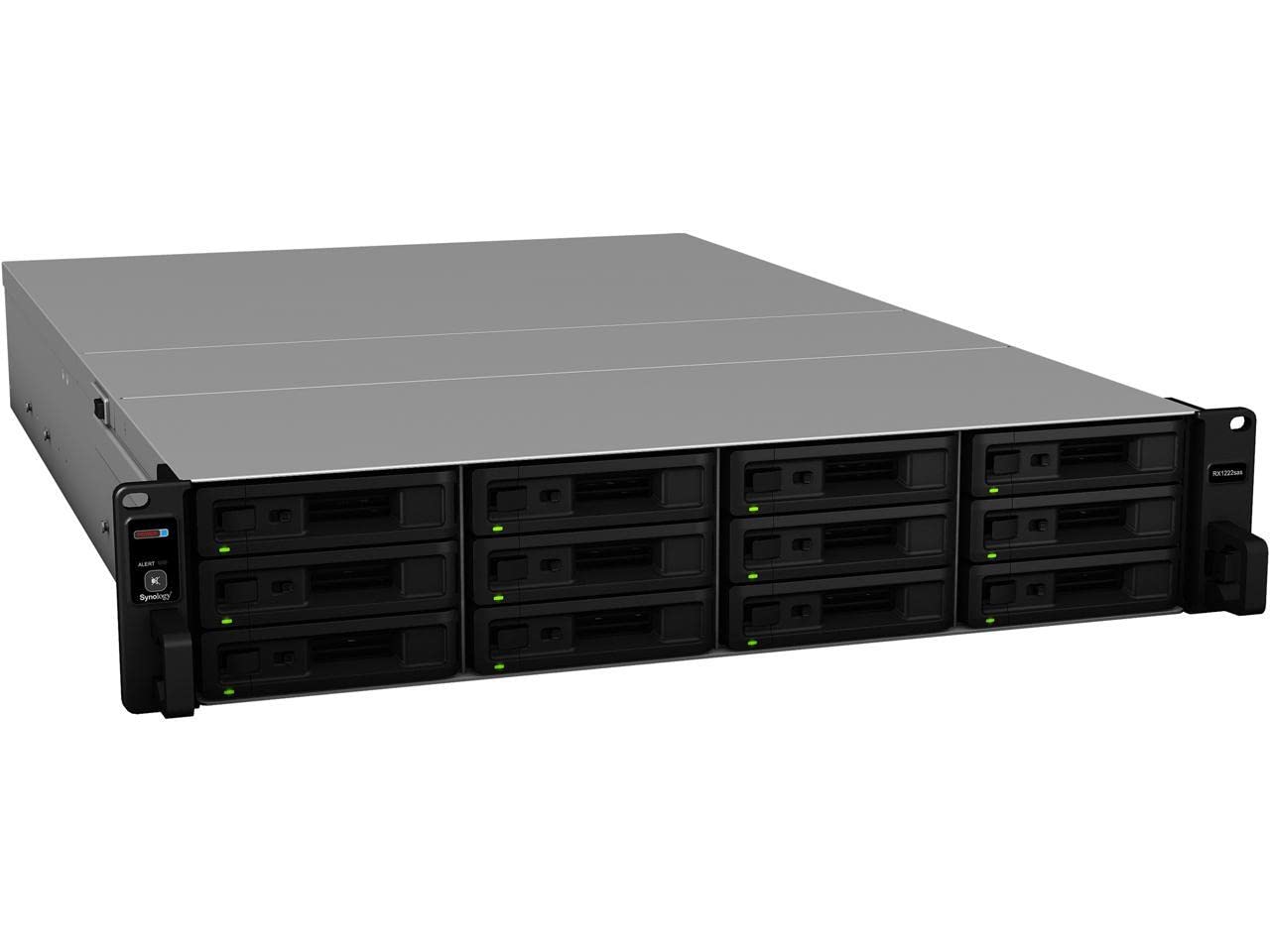 Synology Rx1222Sas Drive Enclosure Serial Attached Scsi (Sas), Sata  Sas Host Interface  2U RackMountable